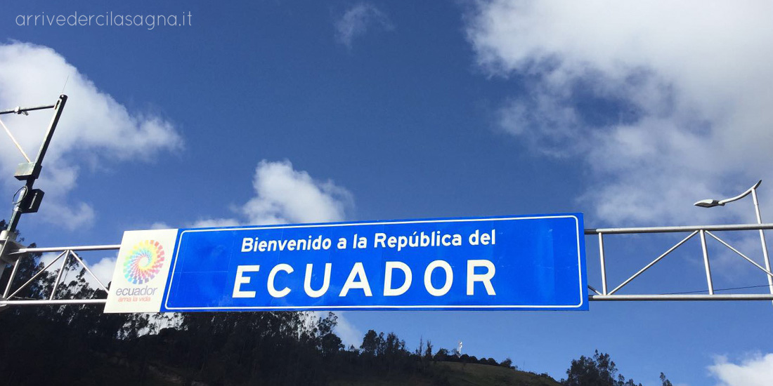 Rumichaca, frontiera Colombia Ecuador