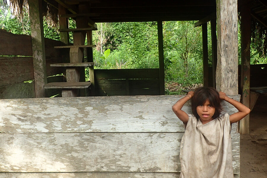 Bambina indigena, Colombia
