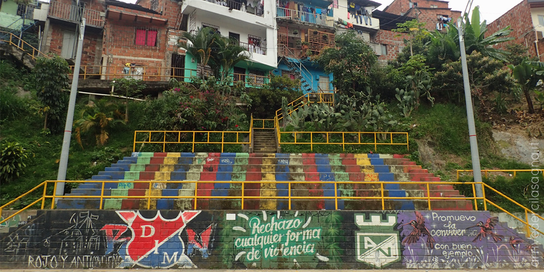 Graffiti in Comuna 13, Medellin, Colombia