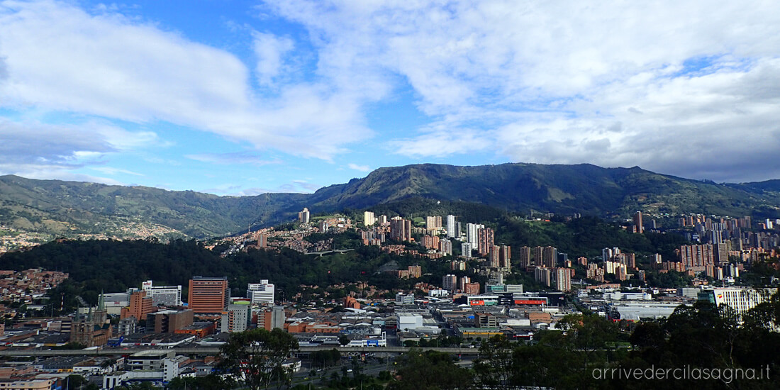 Medellin dall'alto, Colombia